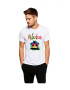 THEICONIC Tricou barbati alb - Aloha - Pled.ro