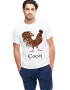 THEICONIC Tricou barbati alb - Cocos - Pled.ro