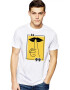 THEICONIC Tricou barbati alb Don't Speak - Pled.ro