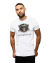 THEICONIC Tricou barbati alb - Give me space - Pled.ro