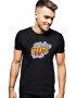 THEICONIC Tricou barbati negru - Boom - Pled.ro