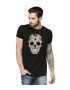 THEICONIC Tricou barbati negru Sugar Skull Colorful - Pled.ro