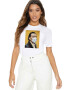 THEICONIC Tricou dama alb - Dali in Pandemie - Pled.ro