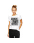 THEICONIC Tricou dama alb - Straight Outta Bistrita - Pled.ro