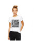 THEICONIC Tricou dama alb - Straight Outta Hunedoara - Pled.ro