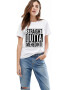 THEICONIC Tricou dama alb - Straight Outta Mehedinti - Pled.ro