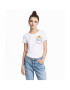 THEICONIC Tricou dama alb - Sunshine - Pled.ro