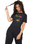 THEICONIC Tricou dama negru - Aloha Exotic - Pled.ro