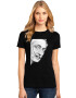 THEICONIC Tricou dama negru - Dali - Portret - Pled.ro