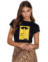 THEICONIC Tricou dama negru - Don`t Speak - Pled.ro