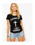 THEICONIC Tricou dama negru - In memory - Pled.ro