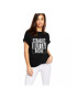 THEICONIC Tricou dama negru - Straight Outta Bacau - Pled.ro