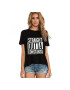 THEICONIC Tricou dama negru - Straight Outta Constanta - Pled.ro