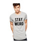 THEICONIC Tricou gri barbati - Stay Wired - Pled.ro