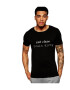 THEICONIC Tricou negru barbati - Eat Clean Train Dirty - Pled.ro