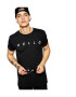 THEICONIC Tricou negru barbati - HELLO - Pled.ro