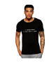 THEICONIC Tricou negru barbati - I understand - Pled.ro