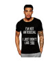 THEICONIC Tricou negru barbati - I'm not antisocial - Pled.ro