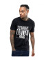 THEICONIC Tricou negru barbati - Straight Outta Arad - Pled.ro