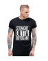 THEICONIC Tricou negru barbati - Straight Outta Botosani - Pled.ro