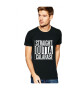 THEICONIC Tricou negru barbati - Straight Outta Calarasi - Pled.ro