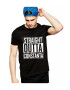 THEICONIC Tricou negru barbati - Straight Outta Constanta - Pled.ro