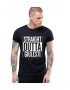 THEICONIC Tricou negru barbati - Straight Outta Giulesti1 - Pled.ro