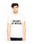 THEICONIC Tricou Sit With Us - Alb - Pled.ro