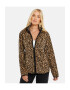 Threadbare Hanorac din fleece cu fermoar si animal print Leo 5939 - Pled.ro