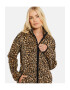 Threadbare Hanorac din fleece cu fermoar si animal print Leo 5939 - Pled.ro