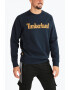 Timberland Bluza barbati cu decolteu rotund si imprimeu cu logo bleumarin - Pled.ro