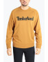 Timberland Bluza barbati decolteu rotund si imprimeu cu logo maro - Pled.ro