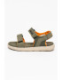 Timberland Sandale de piele nabuc si material textil cu velcro Nubble - Pled.ro