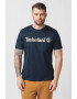 Timberland Tricou cu decolteu la baza gatului si imprimeu logo Camo Linear - Pled.ro