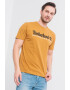 Timberland Tricou de bumbac cu decolteu la baza gatului si imprimeu logo - Pled.ro