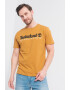 Timberland Tricou de bumbac cu decolteu la baza gatului si imprimeu logo - Pled.ro