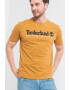 Timberland Tricou de bumbac cu decolteu la baza gatului si imprimeu logo - Pled.ro