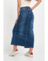 Timeout Fusta de denim cu slit frontal - Pled.ro