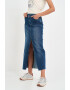 Timeout Fusta de denim cu slit frontal - Pled.ro