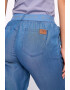 Timeout Pantaloni crop conici din chambray - Pled.ro