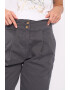 Timeout Pantaloni crop de bumbac cu pliuri - Pled.ro