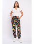 Timeout Pantaloni din viscoza cu imprimeu floral - Pled.ro