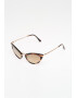 Tom Ford Ochelari de soare aurii cu animal print - Pled.ro