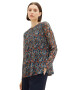 Tom Tailor Bluza cu pliuri si model floral - Pled.ro