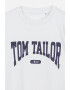 Tom Tailor Bluza de trening de bumbac cu logo - Pled.ro