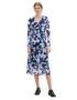 Tom Tailor Rochie midi cu decolteu in V si model floral - Pled.ro