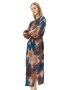 Tom Tailor Rochie midi cu model watercolor - Pled.ro