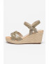 Tom Tailor Sandale wedge tip espadrile de piele ecologica - Pled.ro