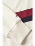 Tommy Hilfiger Bluza de trening cu model in dungi si broderie Rosu inchis Bleumarin Bej deschis - Pled.ro