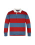 Tommy Hilfiger Bluza din bumbac organic cu model in dungi si guler polo - Pled.ro